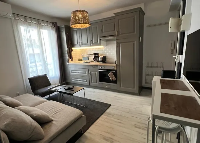 F2 Climatise Centre St Raphael Plages 900 M Et Gare 公寓