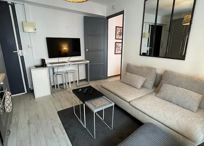 F2 Climatise Centre St Raphael Plages 900 M Et Gare 公寓